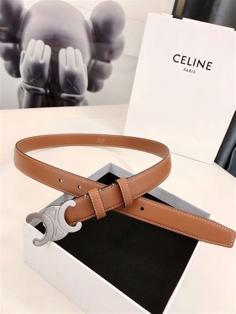 thin celine belt|celine triomphe belt sale.